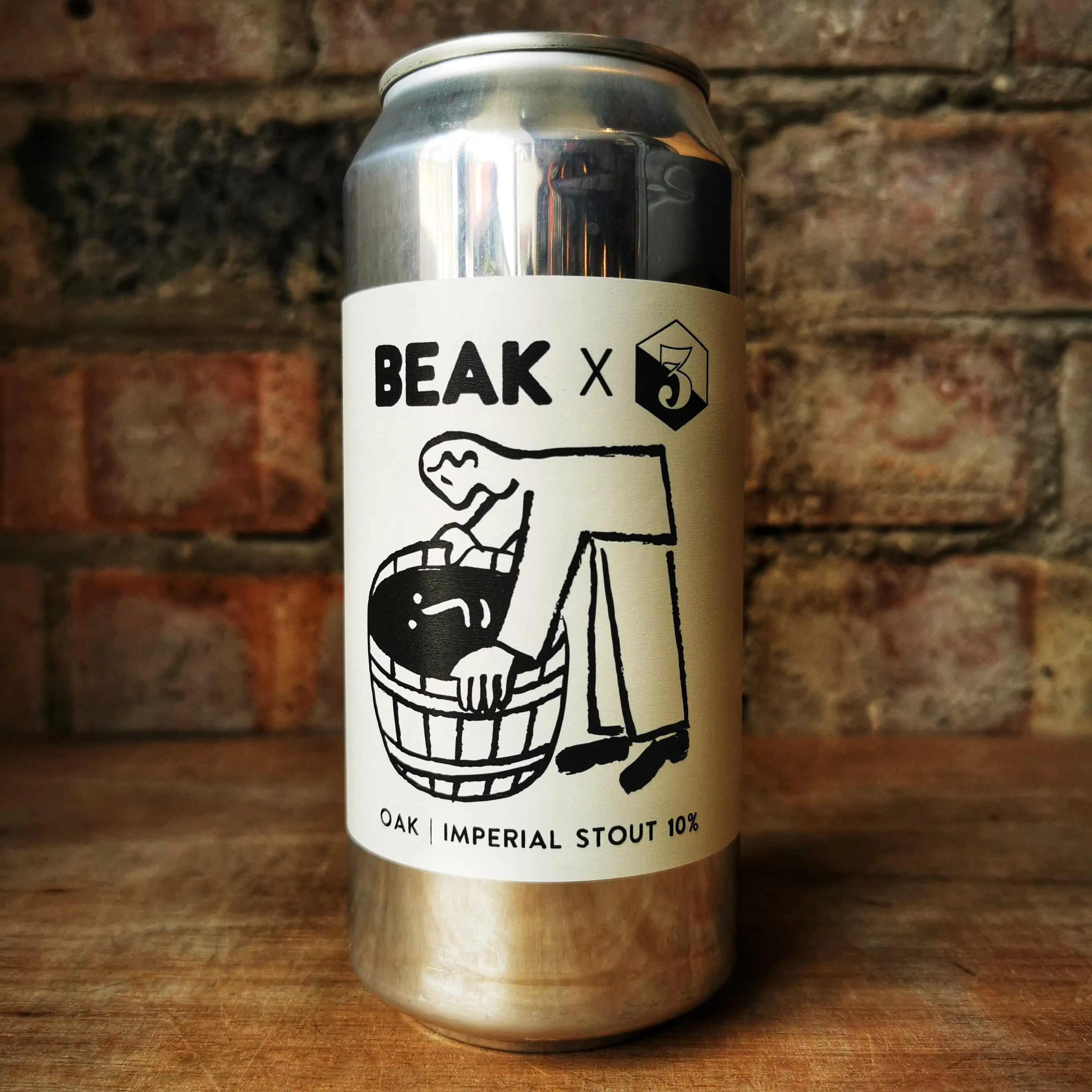 Beak x 3 Sons Oak Imperial Stout 10% (440ml)