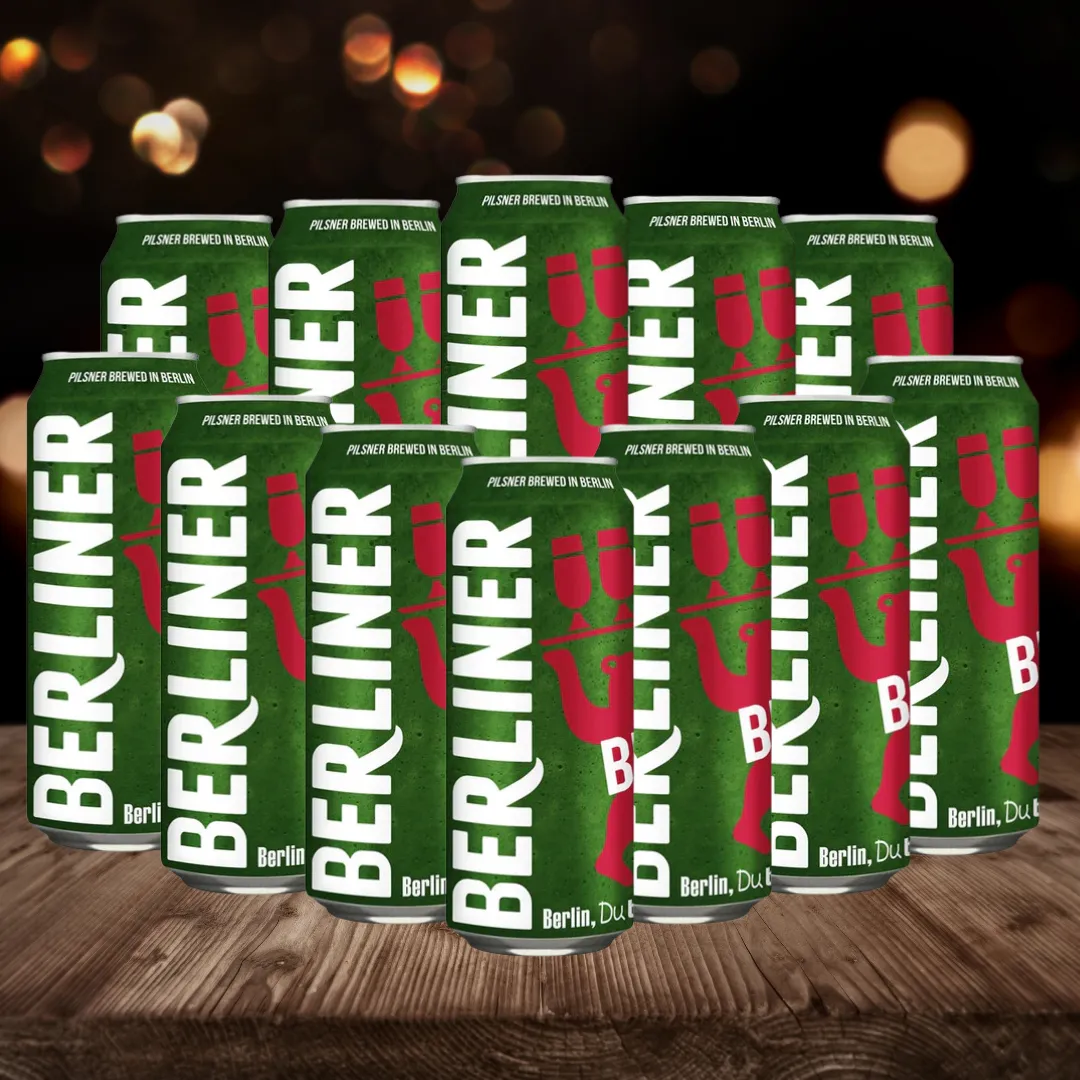 Berliner German Pilsner 500ml Cans (multipack) - 5.0% ABV