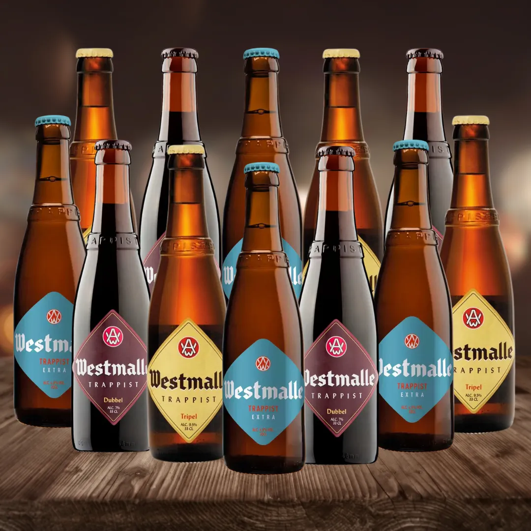 Westmalle Belgian Trappist Mixed Case 330ml Bottles (12 Pack)