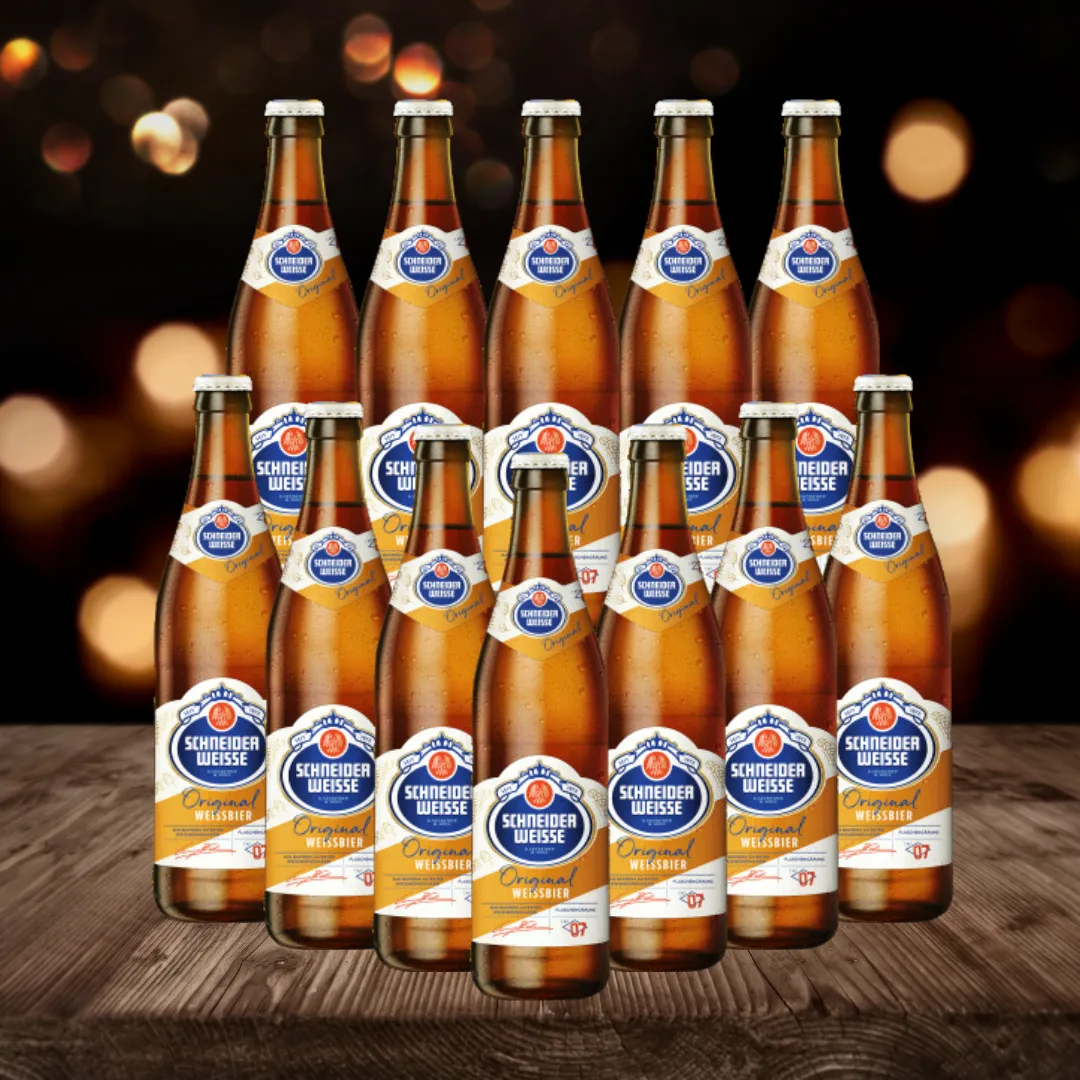 Schneider Weisse Original Tap 7 German Wheat Beer 500ml Bottles - 5.4% ABV (MultiPack)