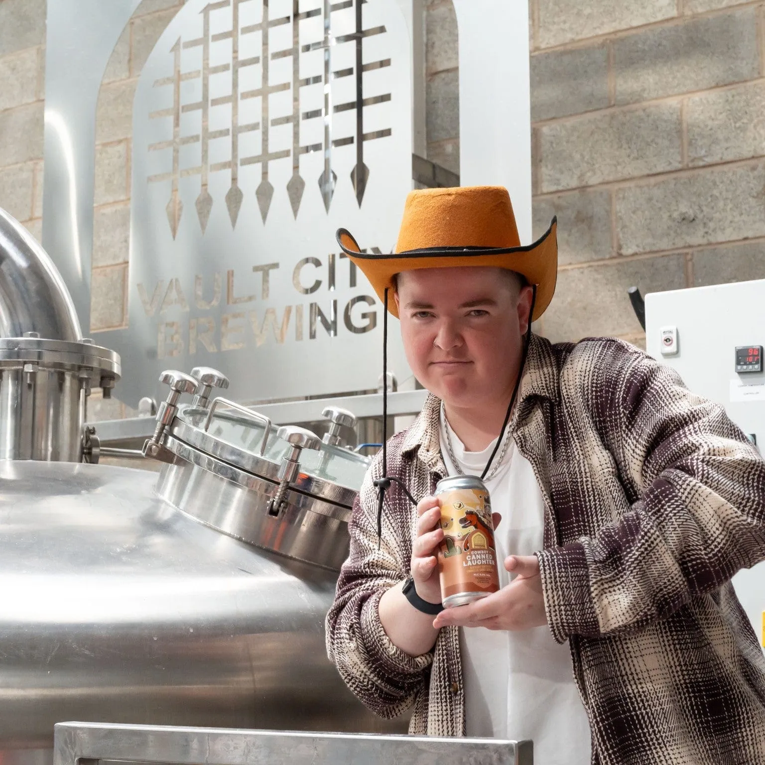 Vault City  Cowboy Canned Laughter, Blueberry Honeyberry Limoncello Sorbet