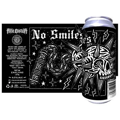 Black Iris x Bile Caster No Smiles NEIPA