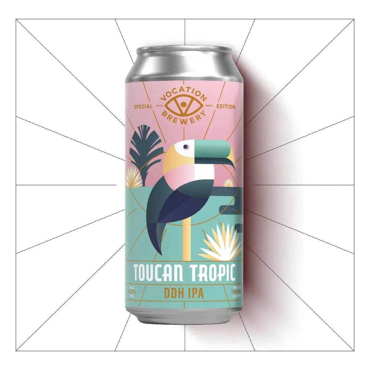 Vocation Toucan Tropic | 6.7% DDH IPA 440ml – Single Can
