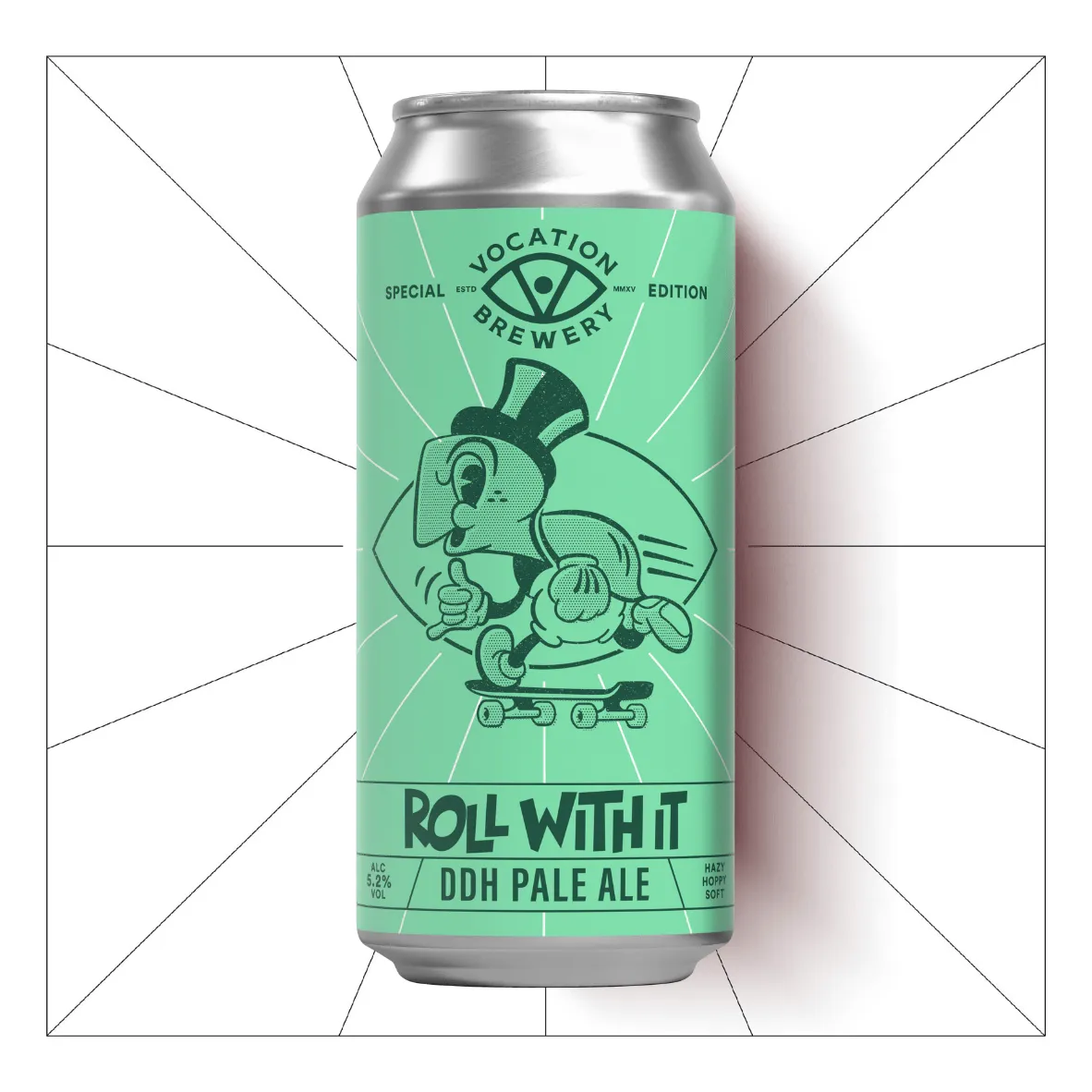 Vocation Roll With It | 5.2% DDH Pale Ale 440ml – Single Can