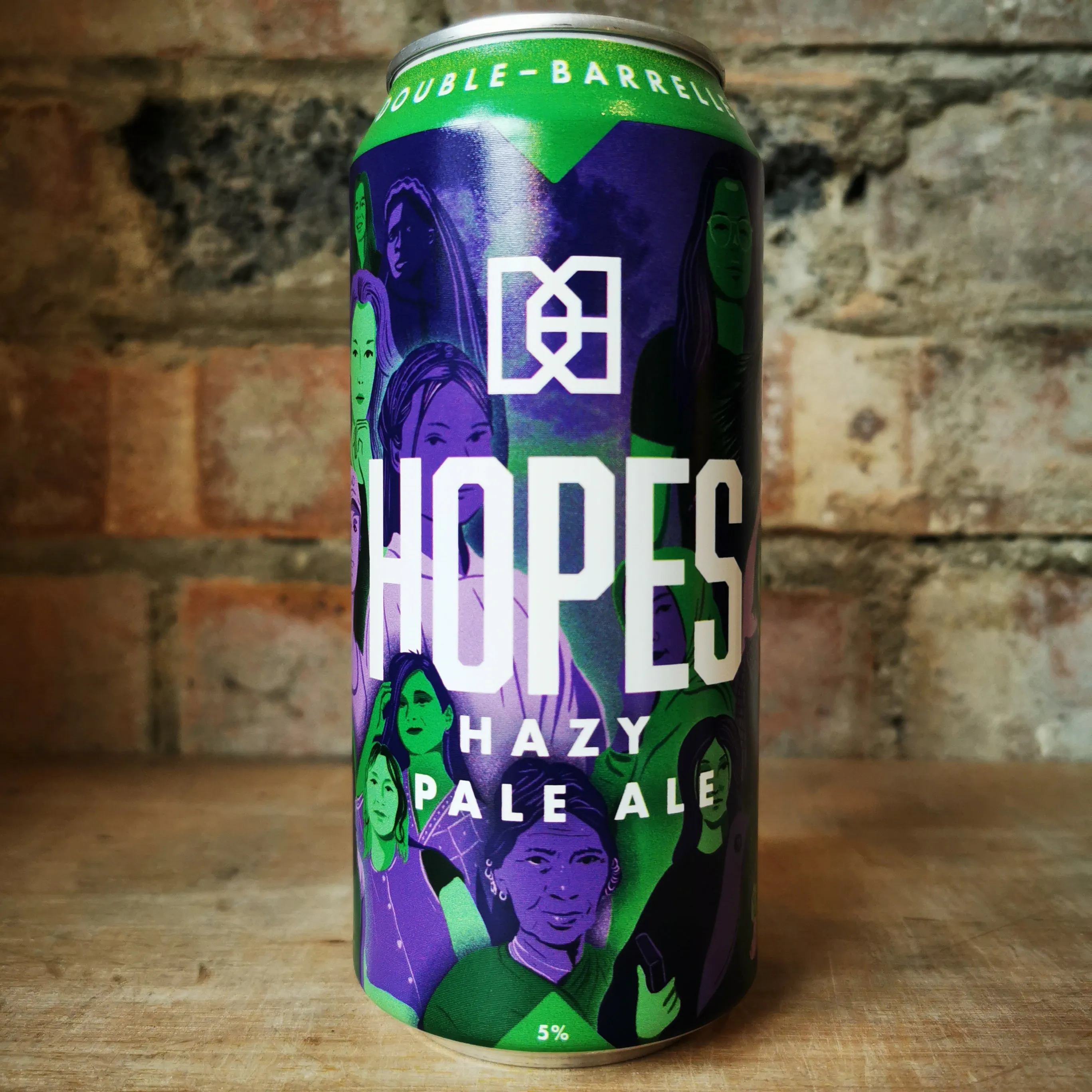 Double Barrelled Hopes Hazy Pale Ale 5% (440ml)