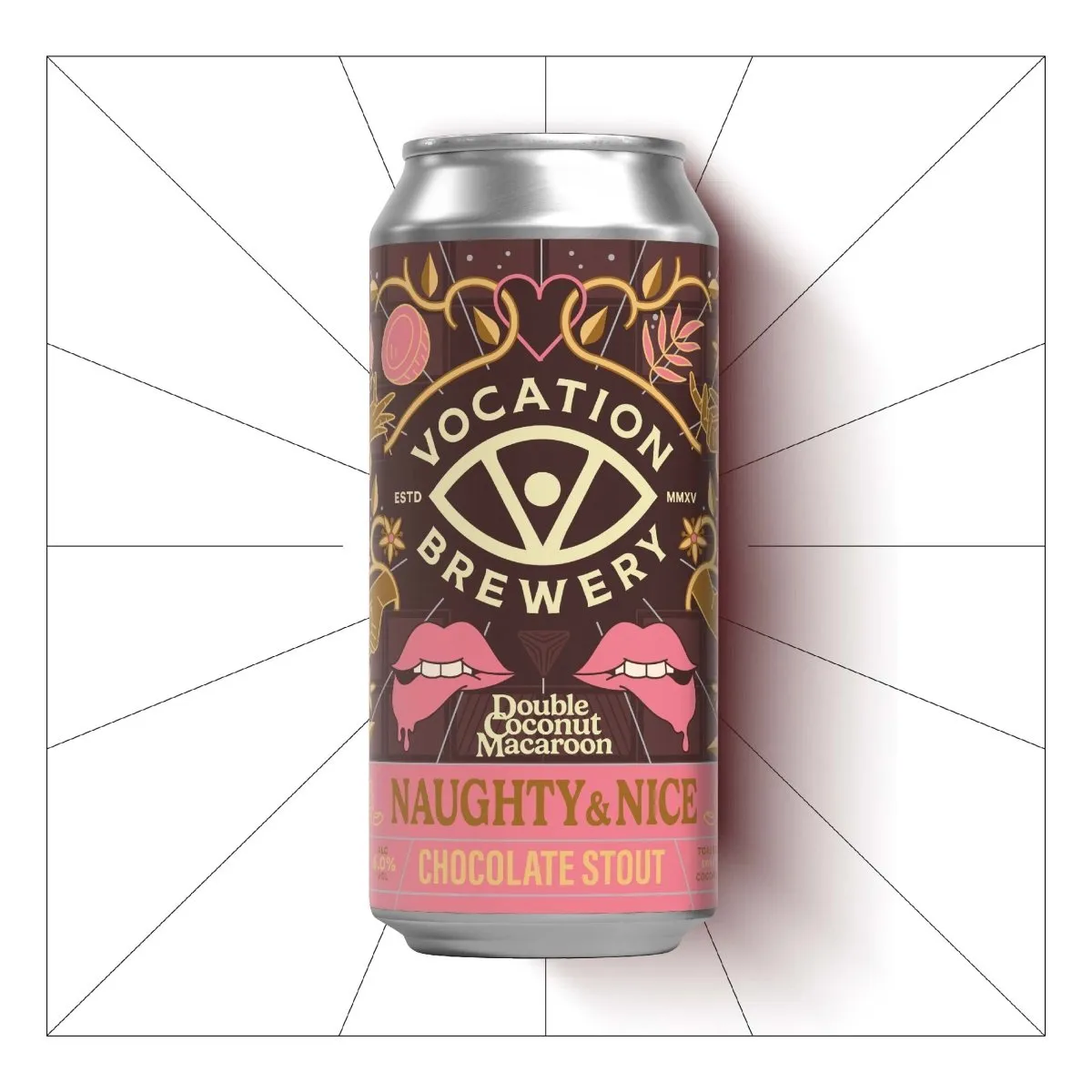 Vocation Naughty & Nice | Double Dipped Coconut Macaroon | Chocolate Stout 6.0% 440ml – Single Can