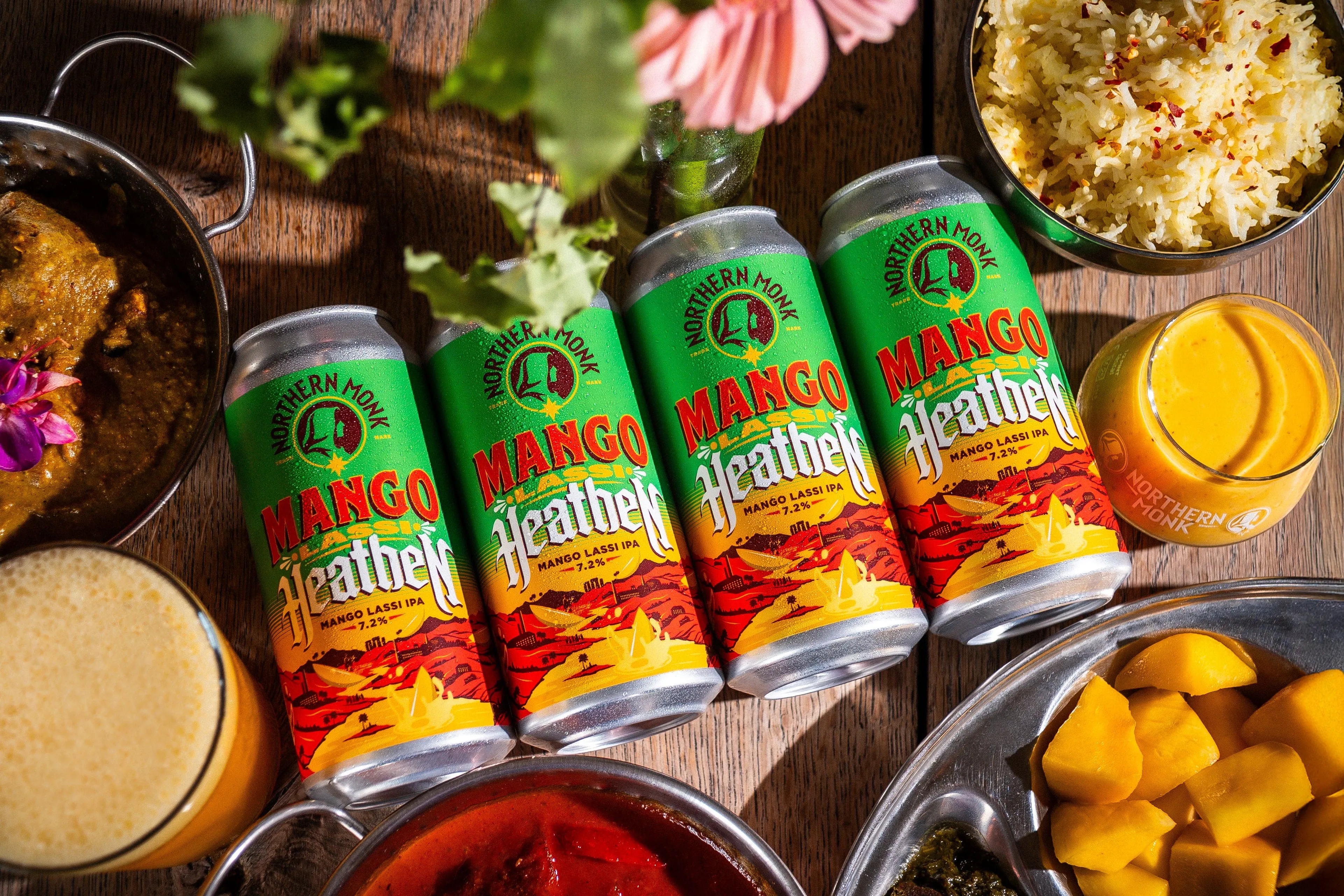 Northern Monk 4 PACK // MANGO LASSI HEATHEN // MANGO LASSI IPA // 7.2%