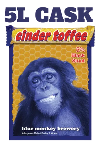 Blue Monkey Cinder Toffee Stout 5L Cask
