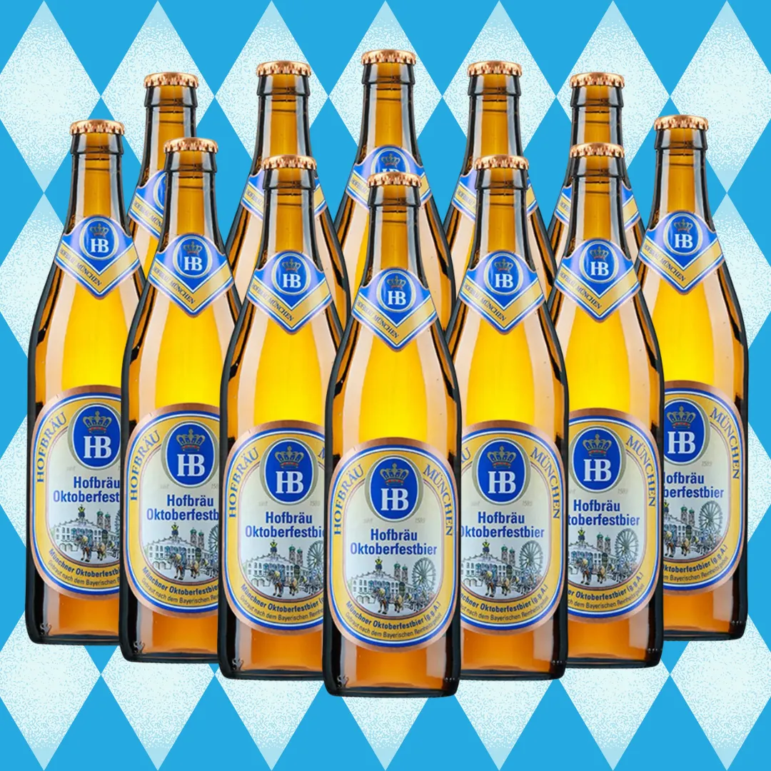 Hofbräu Oktoberfest Beer 500ml Bottles - 6.3% ABV (Multipack)
