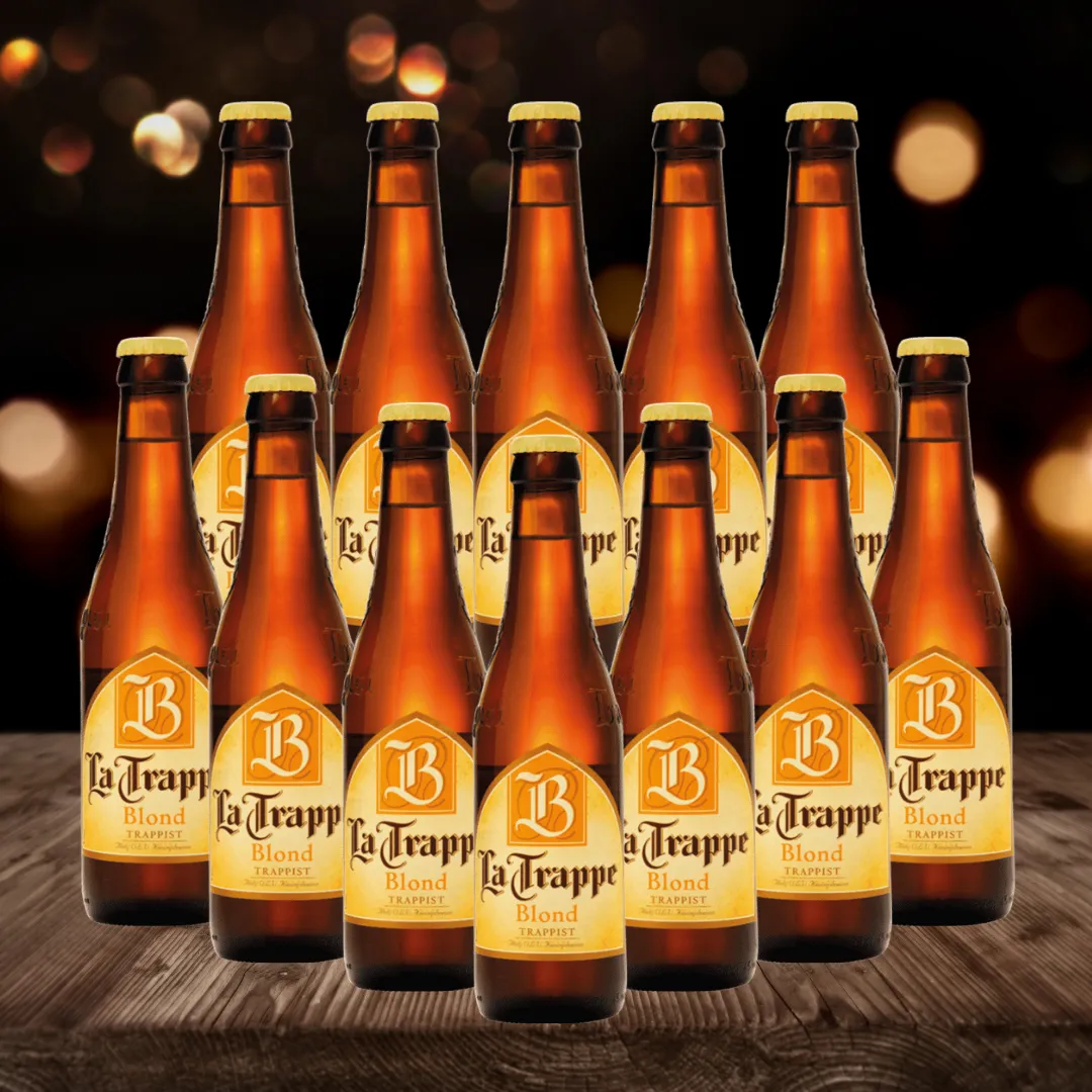 La Trappe Blonde Trappist Beer 6.5% ABV 330ml Bottles (12 Pack)