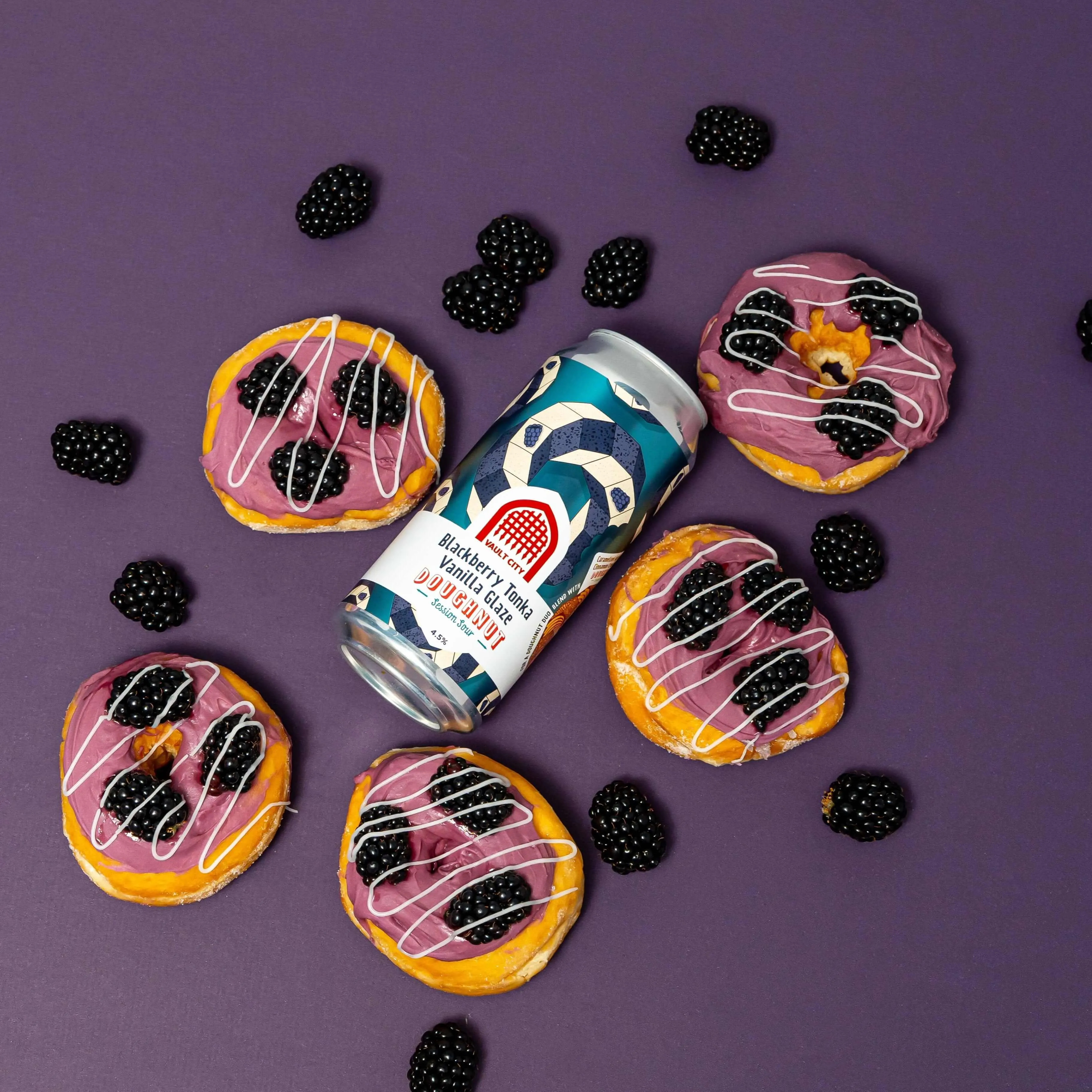 Vault City  Blackberry Tonka Vanilla Glaze-Doughnut Session Sour