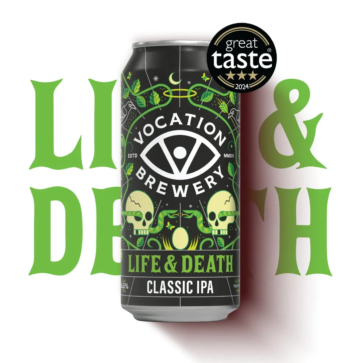 Vocation Life & Death | 6.5% Hoppy IPA | 440ml – Single Can