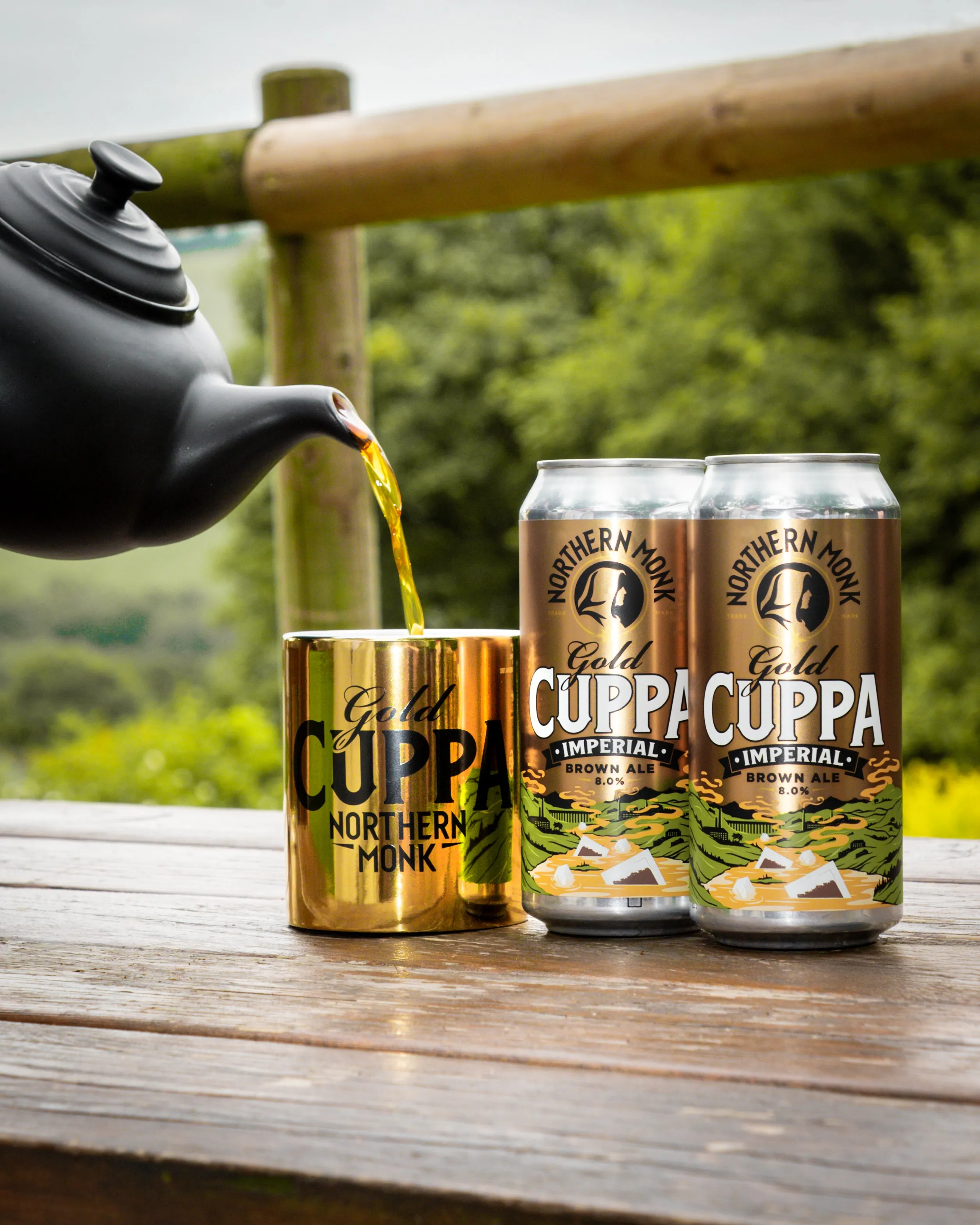 Northern Monk 2 CAN + MUG BUNDLE // CUPPA GOLD // IMPERIAL BROWN ALE // 8%