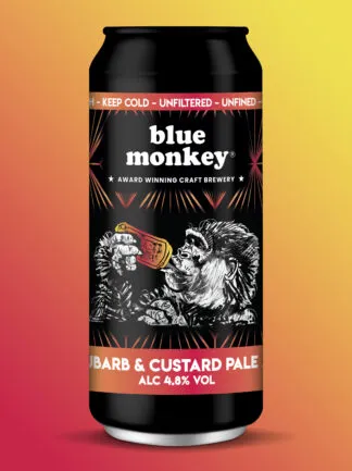 Blue Monkey Rhubarb & Custard Pale 12 Pack