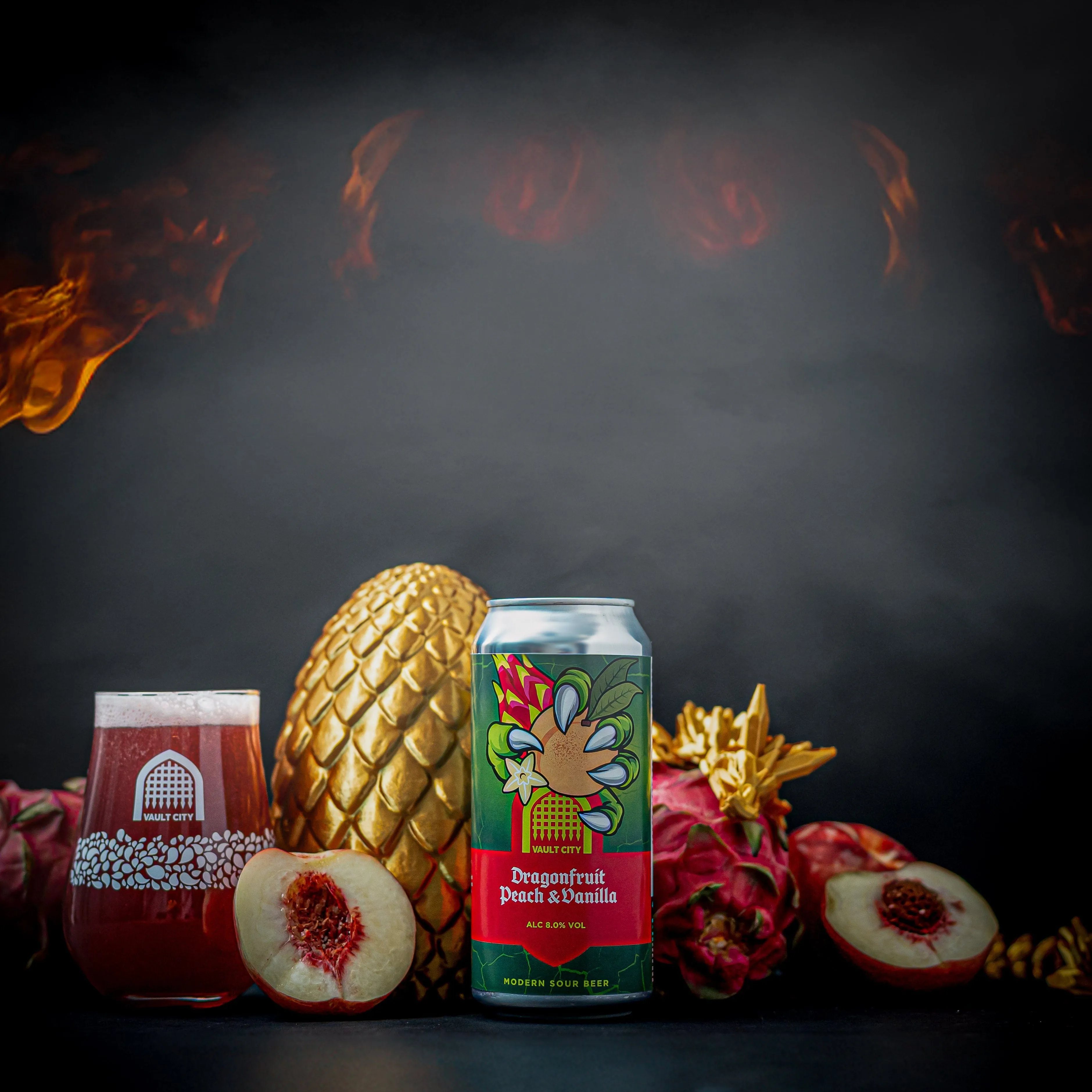 Vault City Dragon Fruit Peach Vanilla