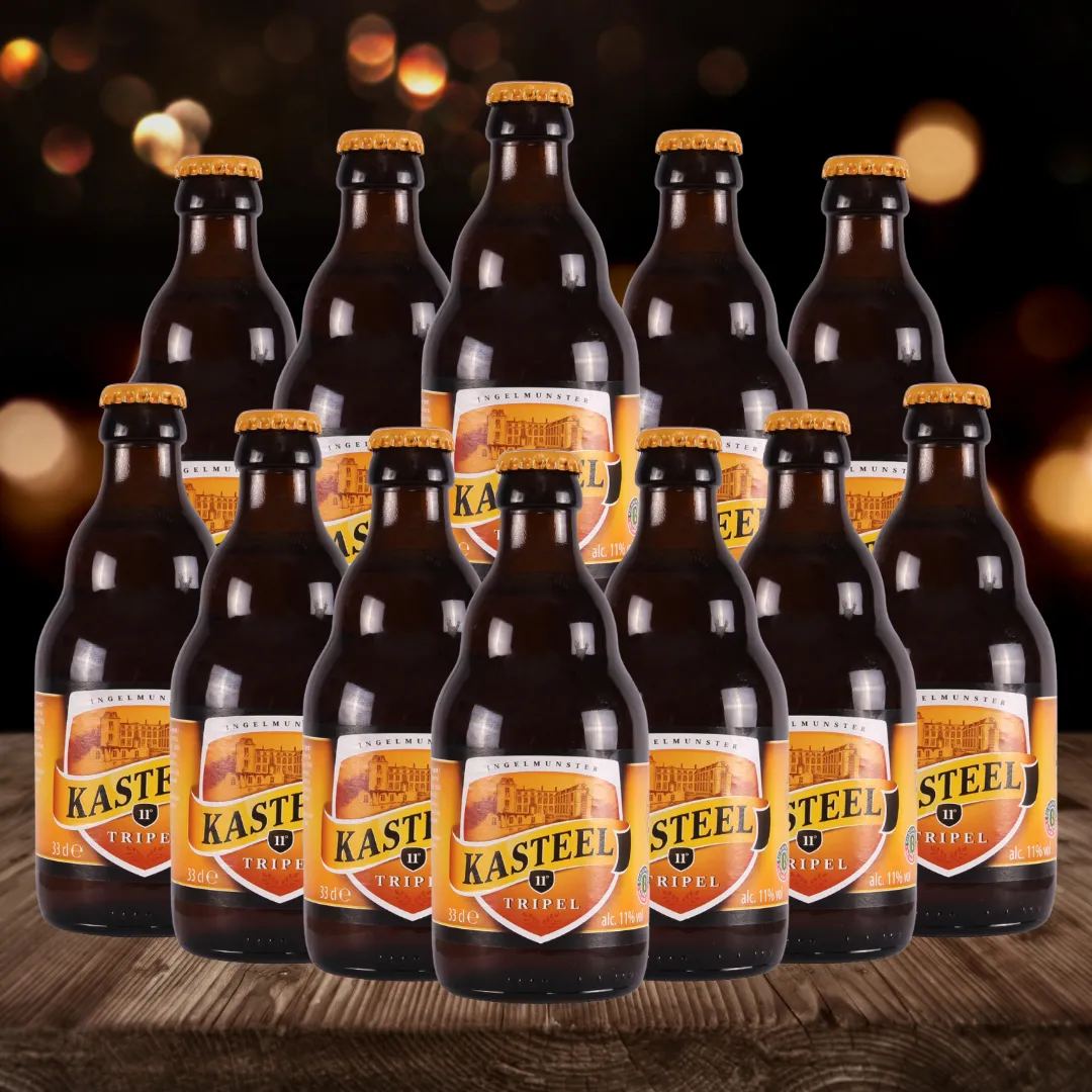 Kasteel Tripel 11° Belgian Tripel 330ml Bottles - 11.00% ABV (12 Pack)