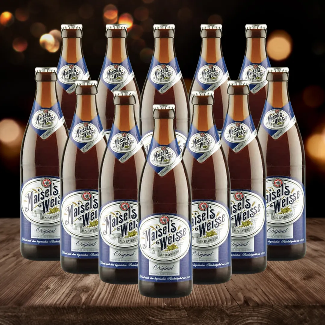 Maisel’s Weisse German Wheat Beer 500ml Bottles - 5.2% ABV (multipack)