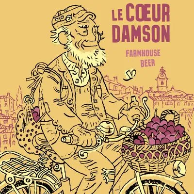 Burning Sky Le Coeur DAMSON Farmhouse Beer