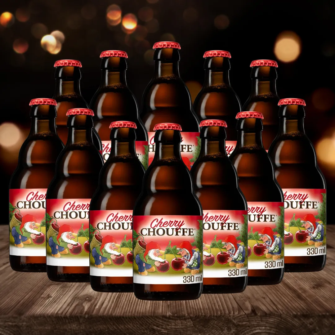 Brasserie d'Achouffe Cherry Belgian Fruit Beer 330ml Bottles (multipack) - 8.0% ABV