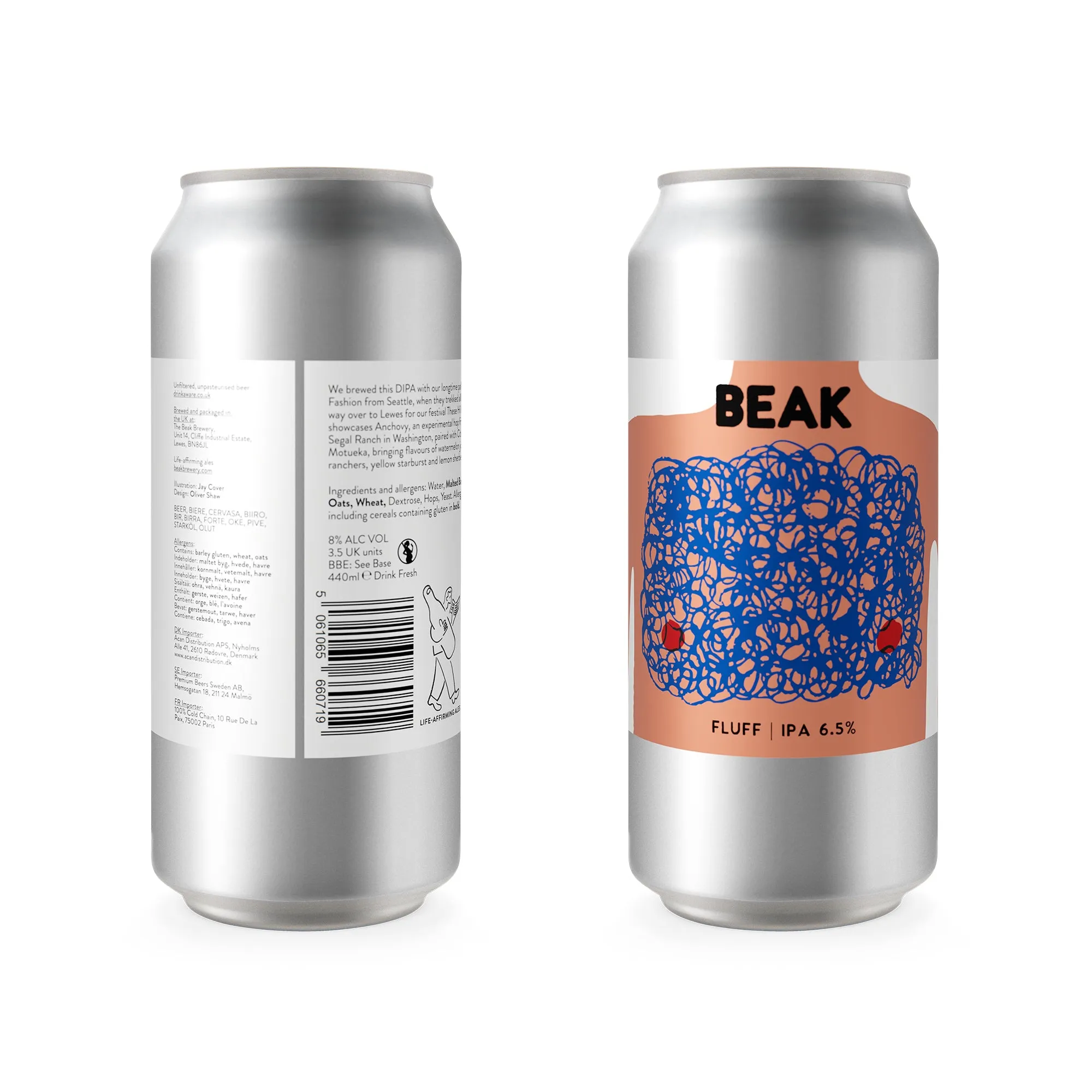 BEAK -  FLUFF - 6.5% IPA – 24 PACK (15% discount)