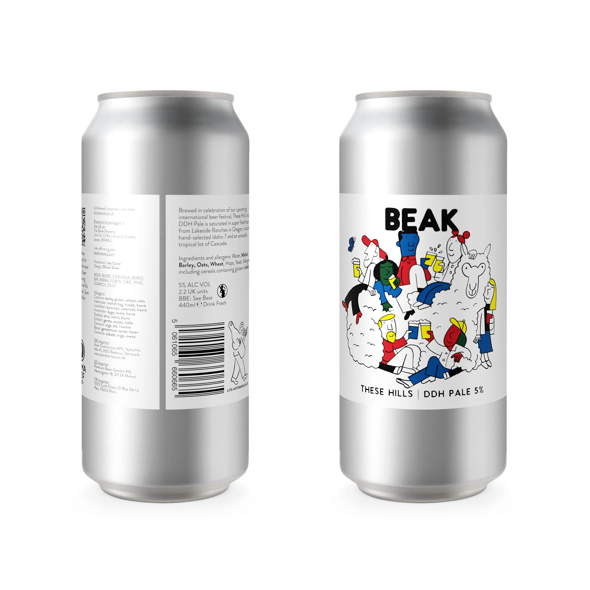 BEAK -  THESE HILLS - 5% DDH PALE – Single Can