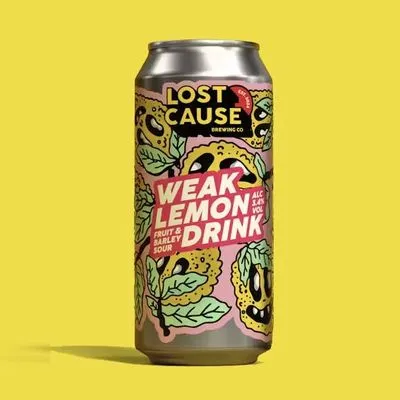Lost Cause Weak Lemon Drink Fruit & Barley Sour