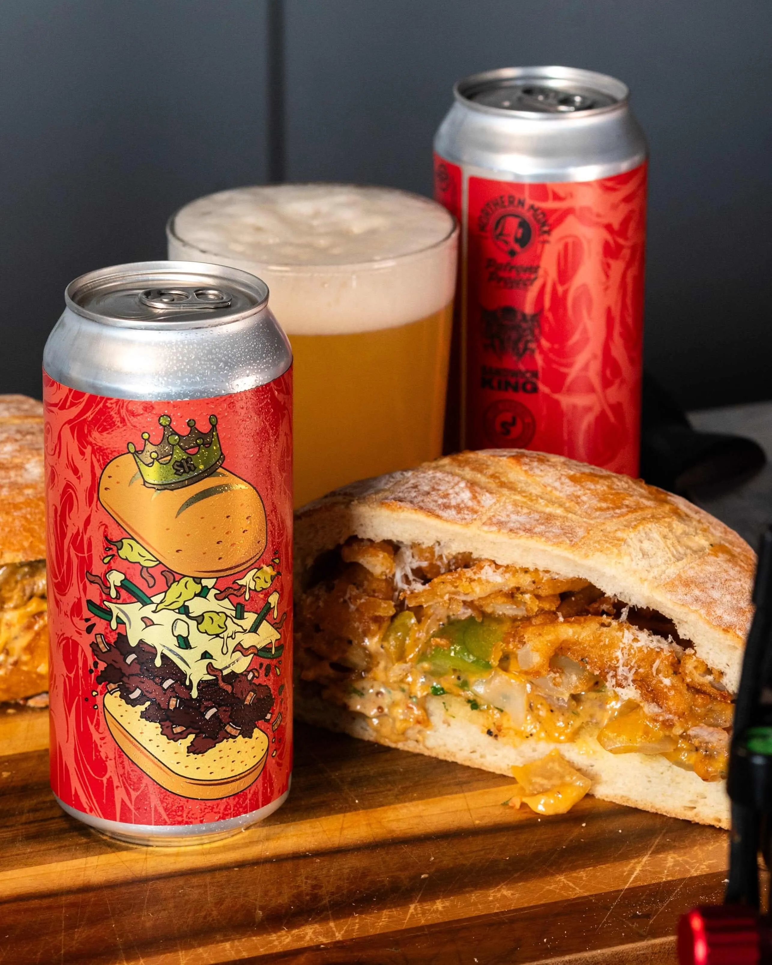 Northern Monk SANDWICH KING // PHILLY CHEESESTEAK // DDH PALE // 5.0%