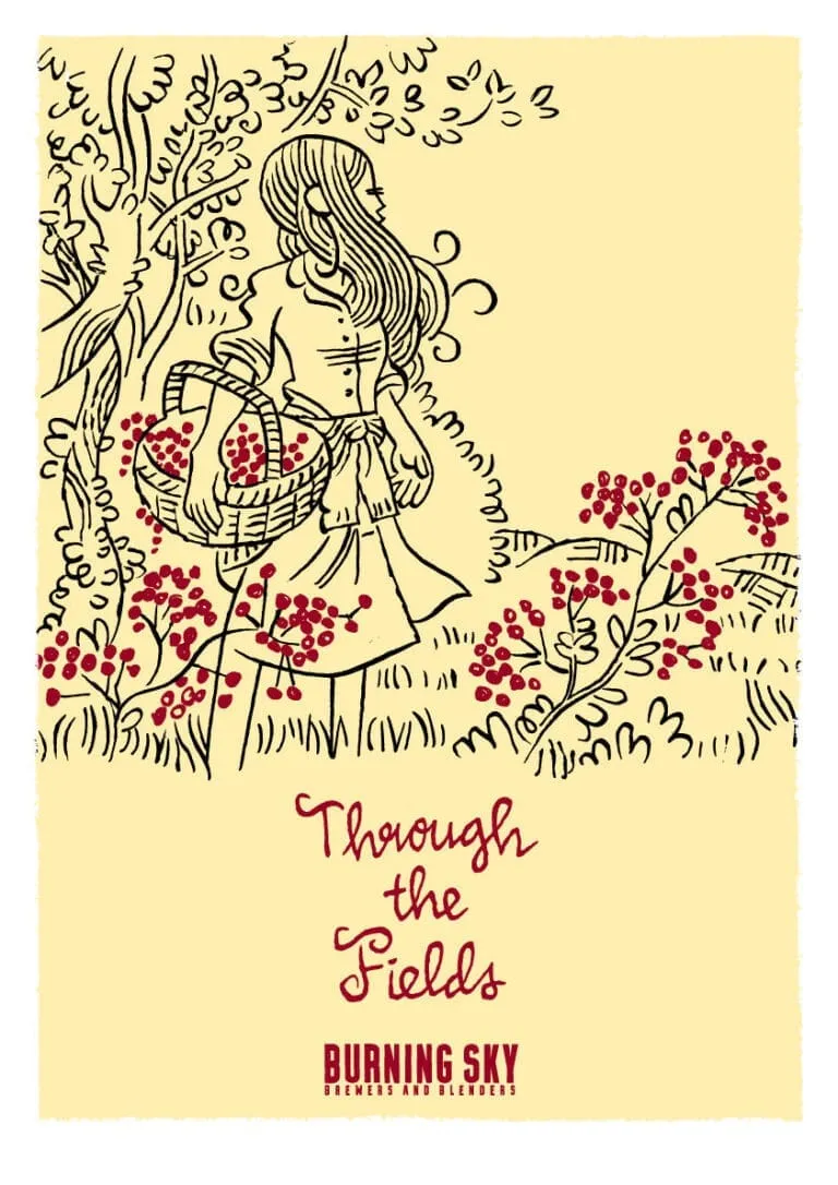 Signed Giclée Print–A3 Through the Fields