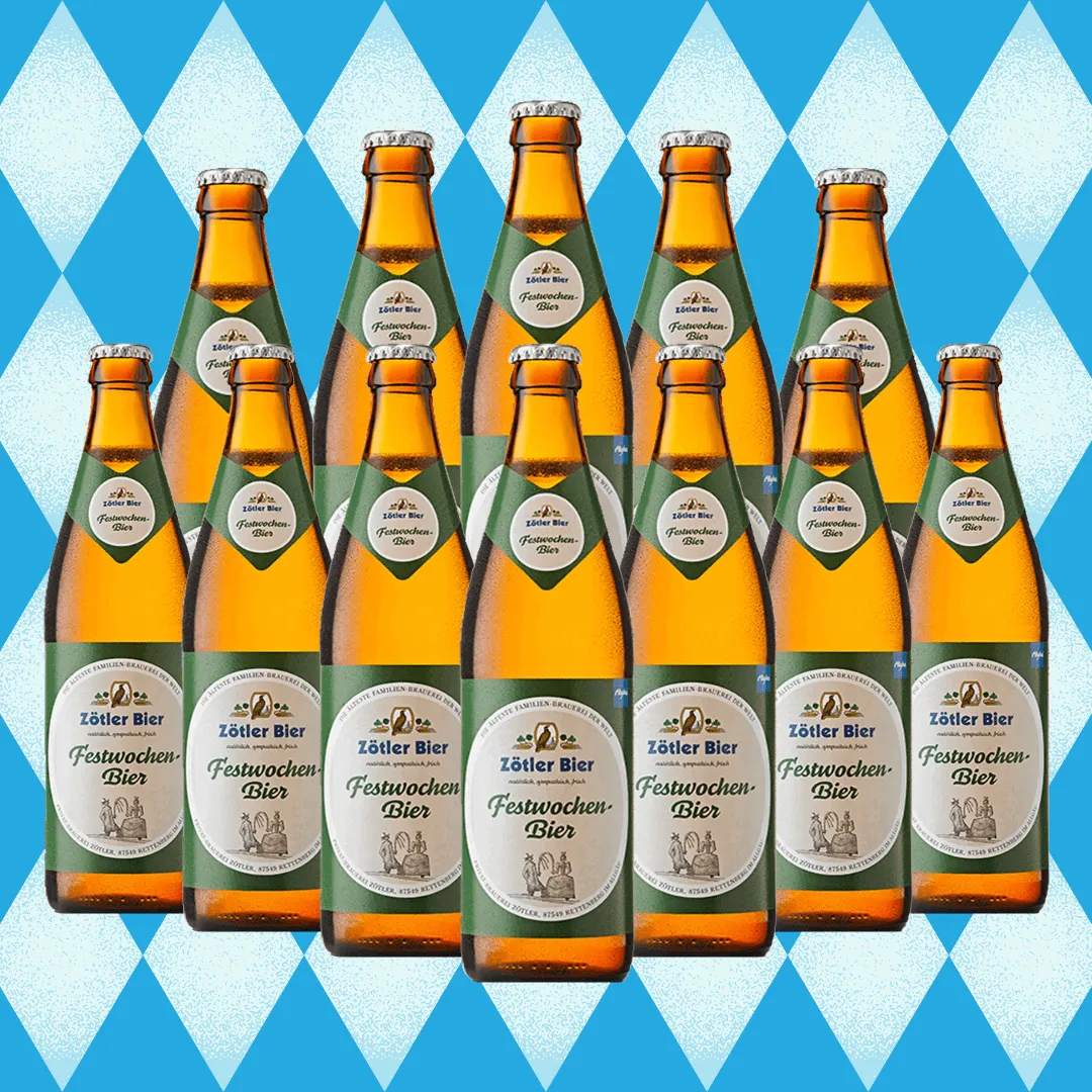 Zotler Festwochen Bier Festbier German Lager 500ml Bottles - 5.8% ABV (Multipack)
