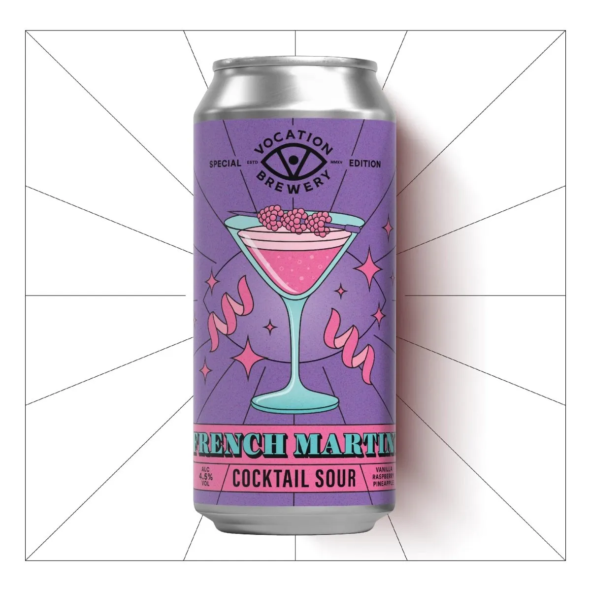 Vocation French Martini Sour | 4.5% Cocktail Sour | 440ml – Single Can