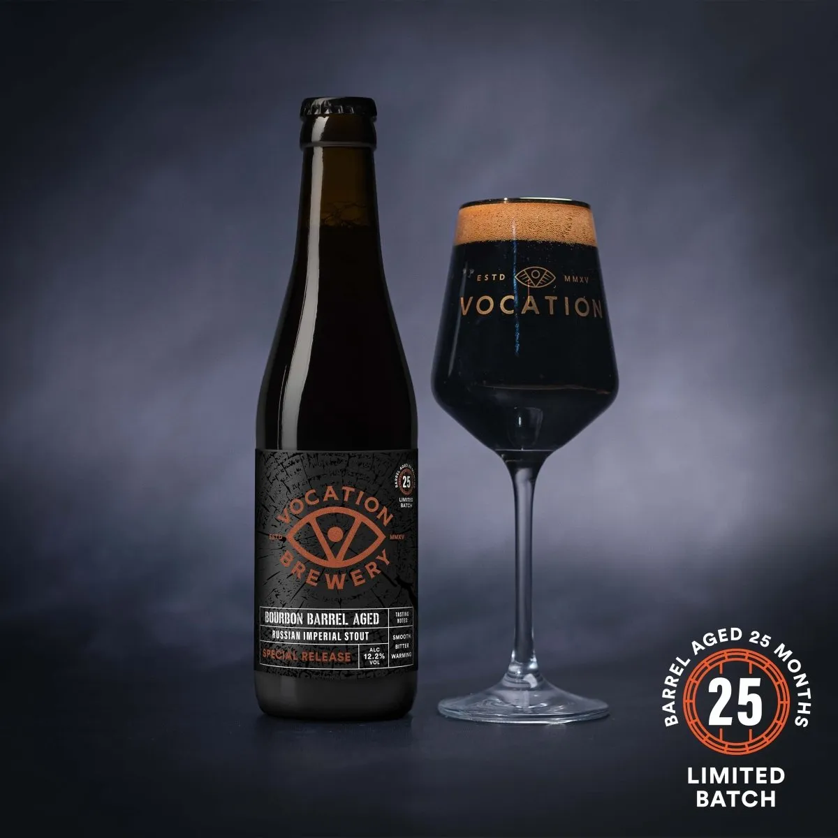 Vocation Russian Imperial Stout | 12.2% Bourbon Barrel Aged | 330ml bottle