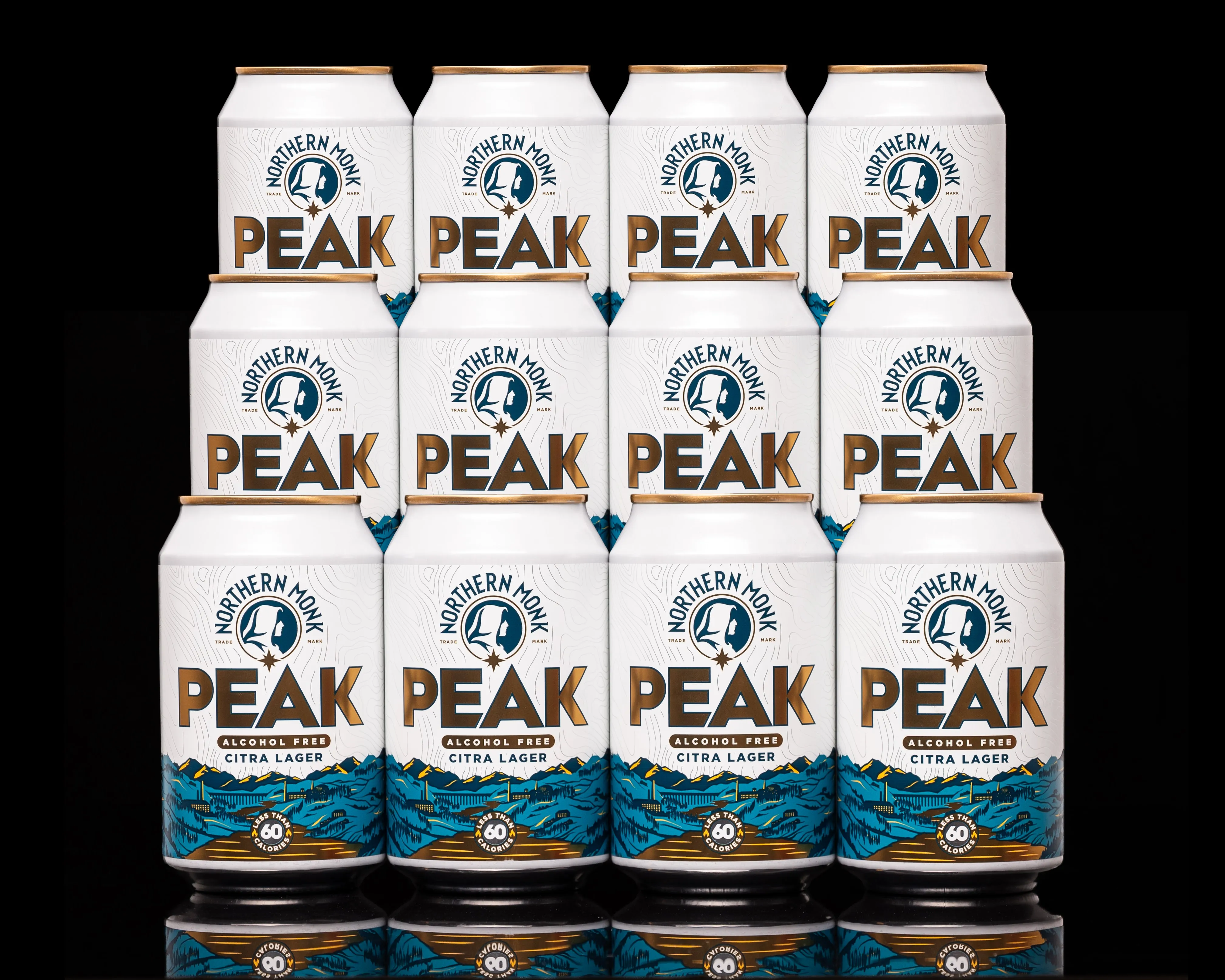 Northern Monk 12 PACK // PEAK // CITRA LAGER // 0.5% ALCOHOL