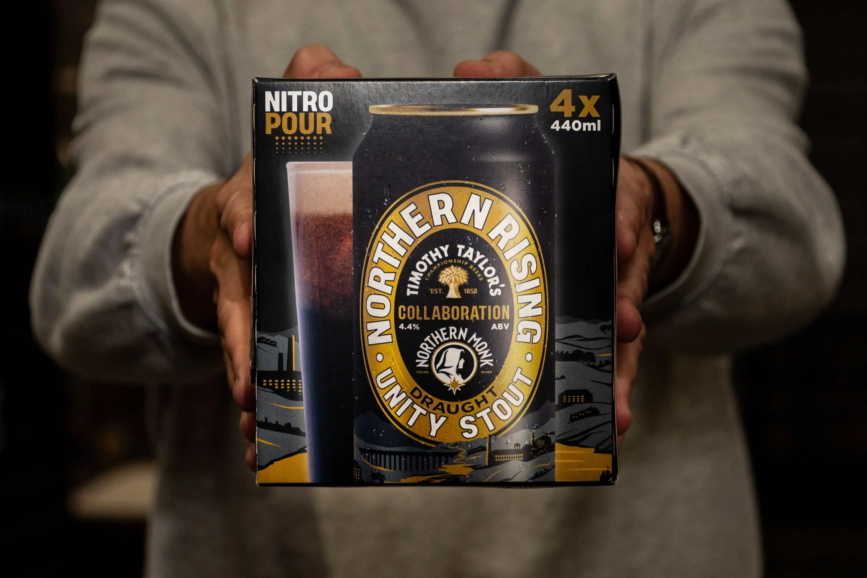 Northern Monk 4 PACK // NORTHERN RISING // TIMOTHY TAYLOR'S COLLABORATION // UNITY STOUT // 4.4%