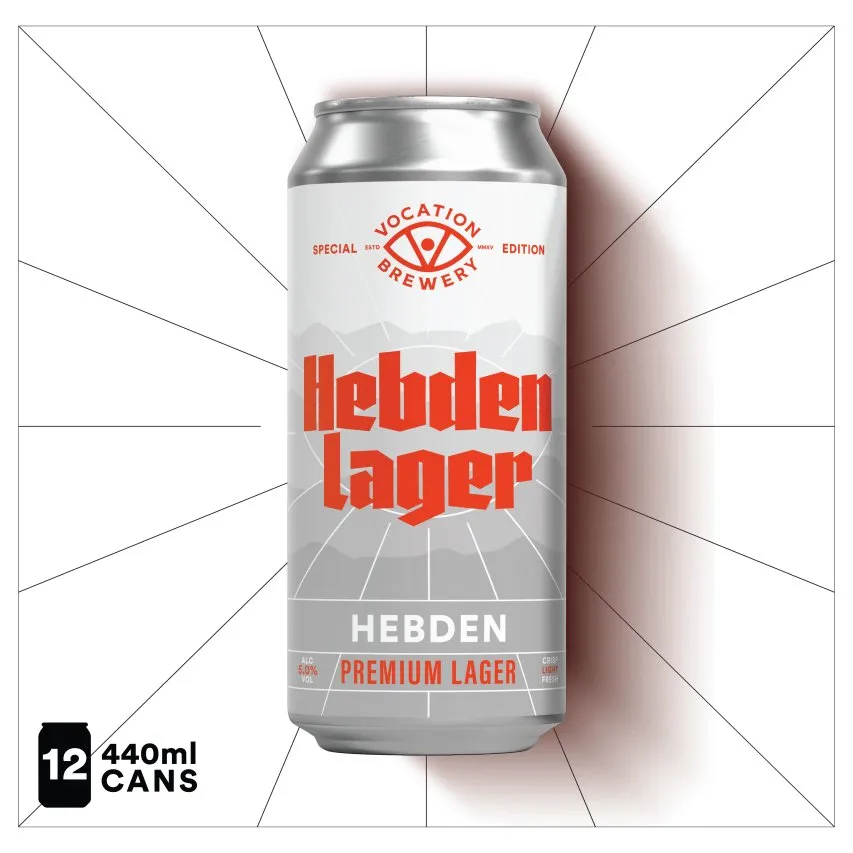 Vocation 12PK Hebden Lager | 5% Premium Lager 440ml – 12 Pack