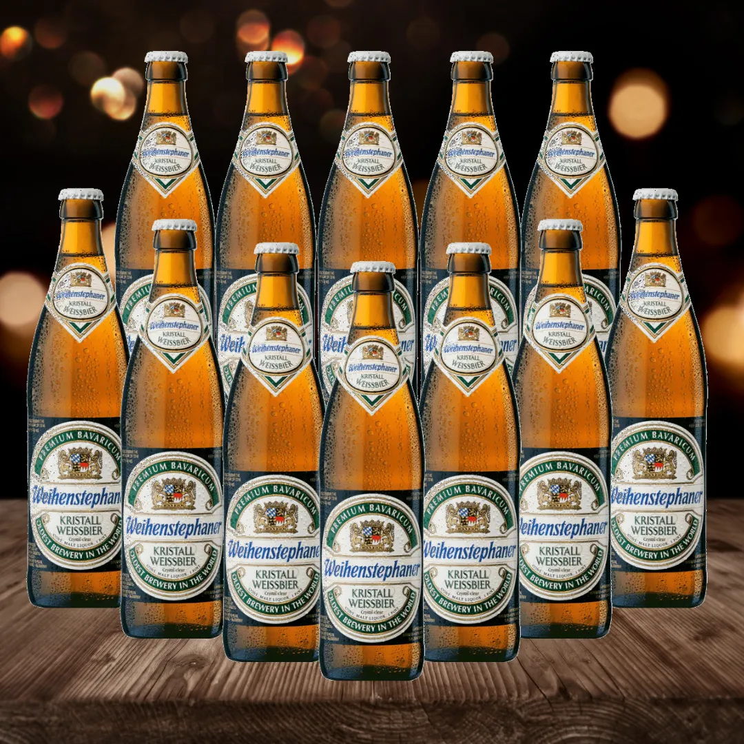 Weihenstephaner Kristall Weissbier 500ml Bottles (12 Pack) - 5.4% ABV