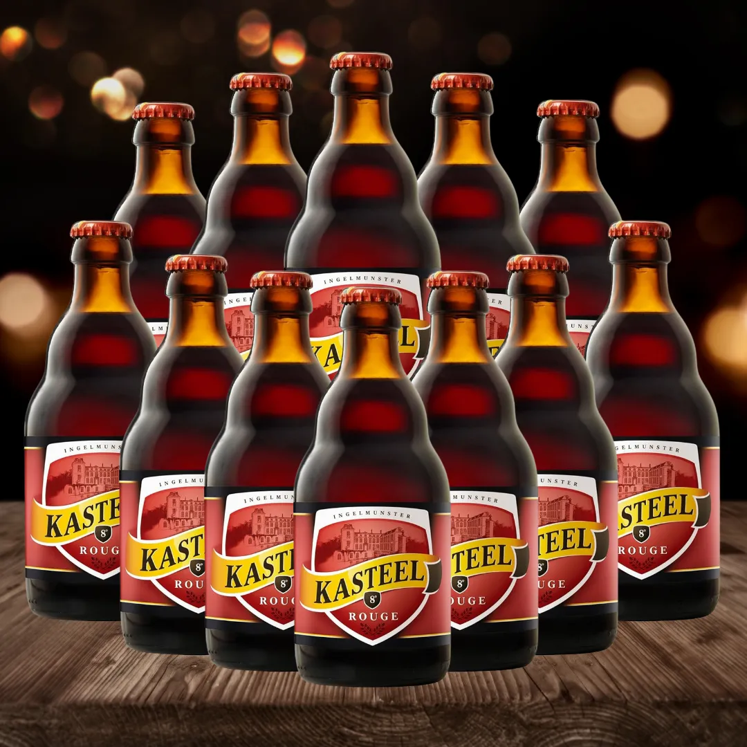 Kasteel Rouge Belgian Cherry Fruit Beer 330ml Bottles - 8.0% ABV (Multipack)