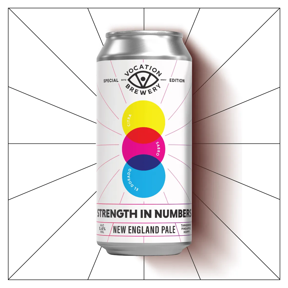 Vocation Strength In Numbers | 5.4% New England Pale | 440ml – Single Can