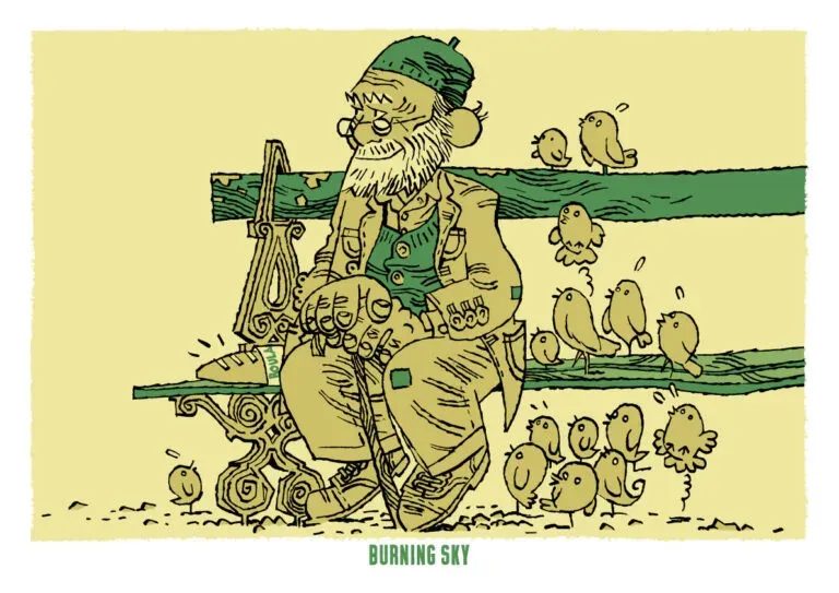 Signed Giclée Print–A3 Out of the Picture Artwork