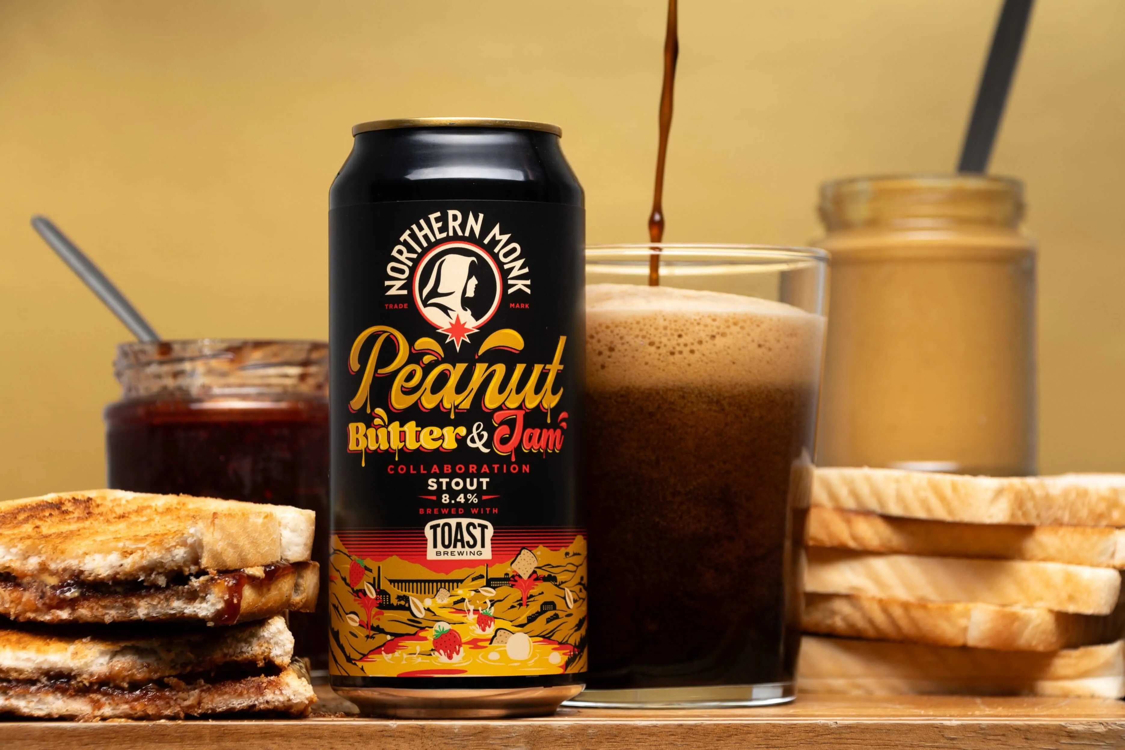 Northern Monk PEANUT BUTTER & JAM // COLLABORATION STOUT