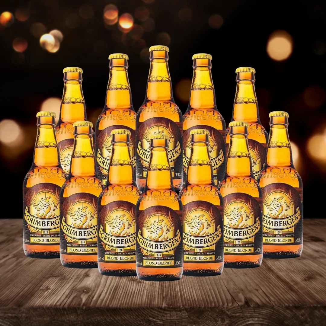 Grimbergen Blonde Belgian Ale 330ml Bottles 6.7% ABV (Multipack)