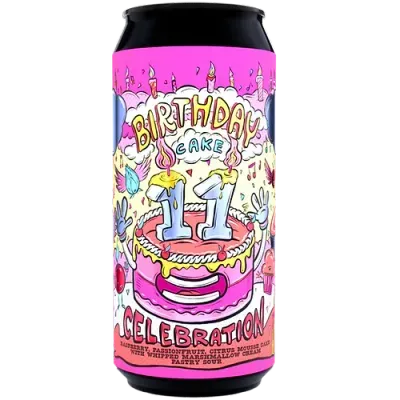 Amundsen 11th Birthday Raspberry, Passionfruit, Citrus Mousse Cake W/ Whipped Marshmallow Cream