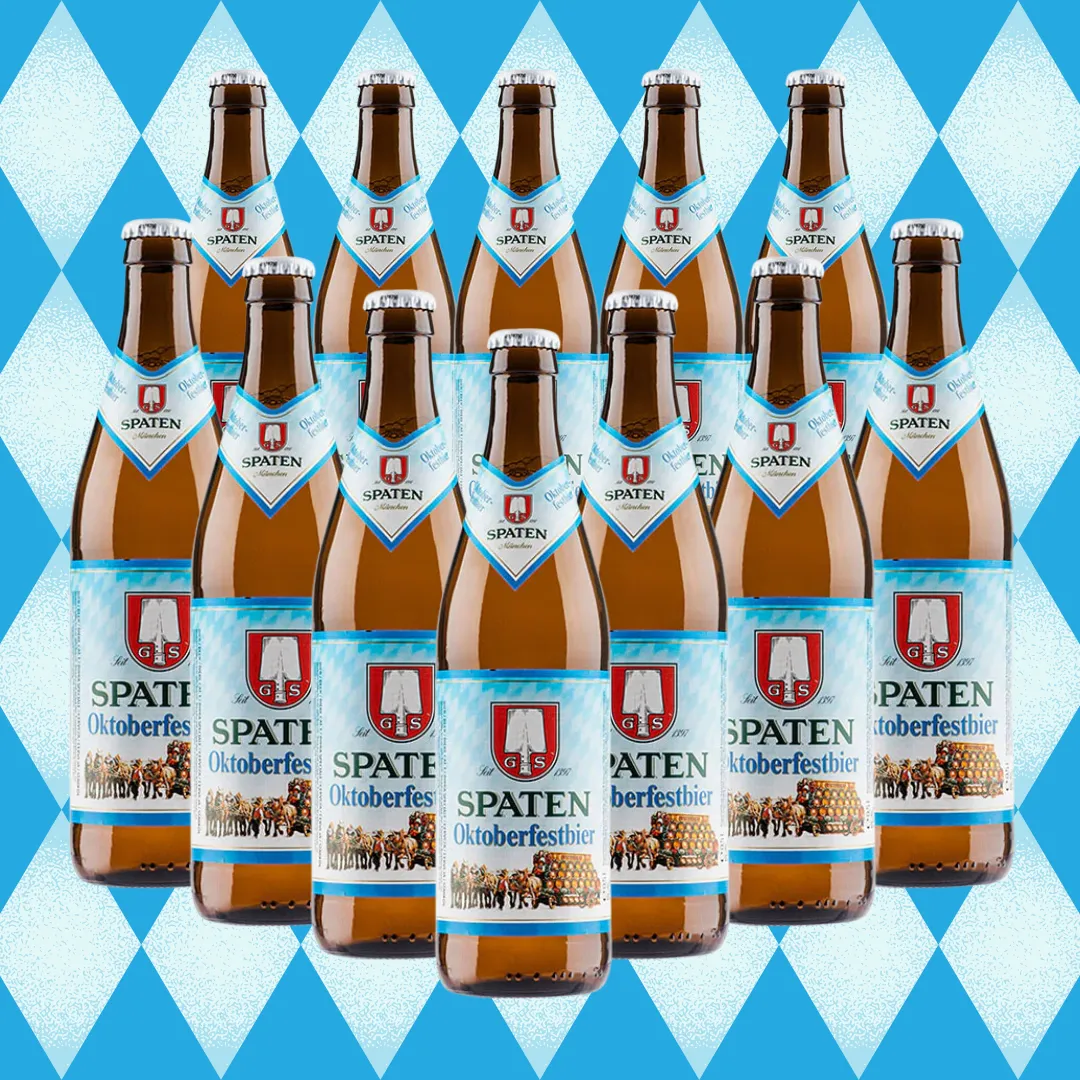 Spaten Oktoberfest Beer 500ml Bottles - 5.9% ABV (Multipack)