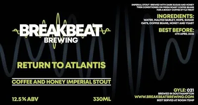 Breakbeat Return To Atlantis Imperial Stout