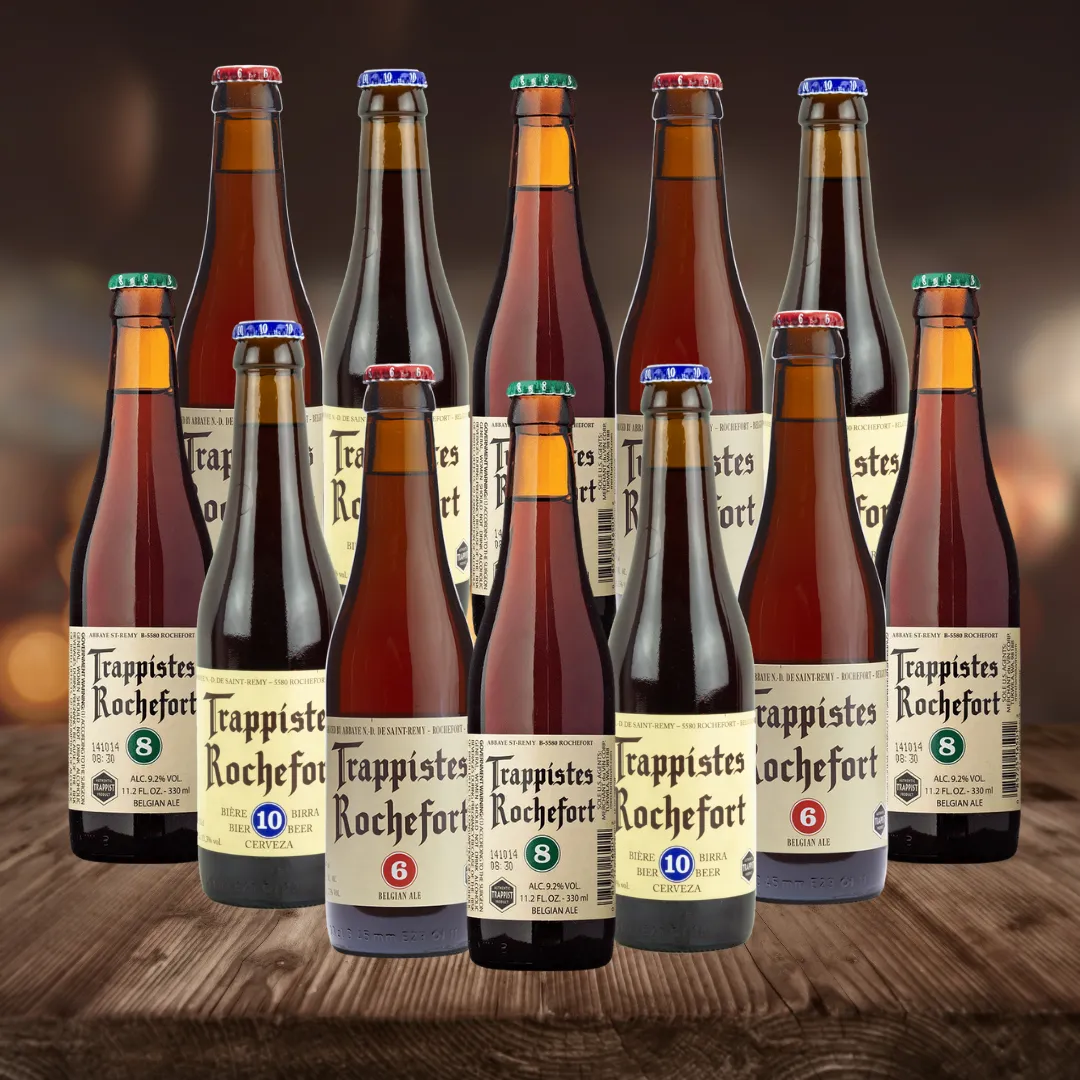 Trappistes Rochefort Belgian Beer Mixed Case 330ml Bottles (12 Pack)