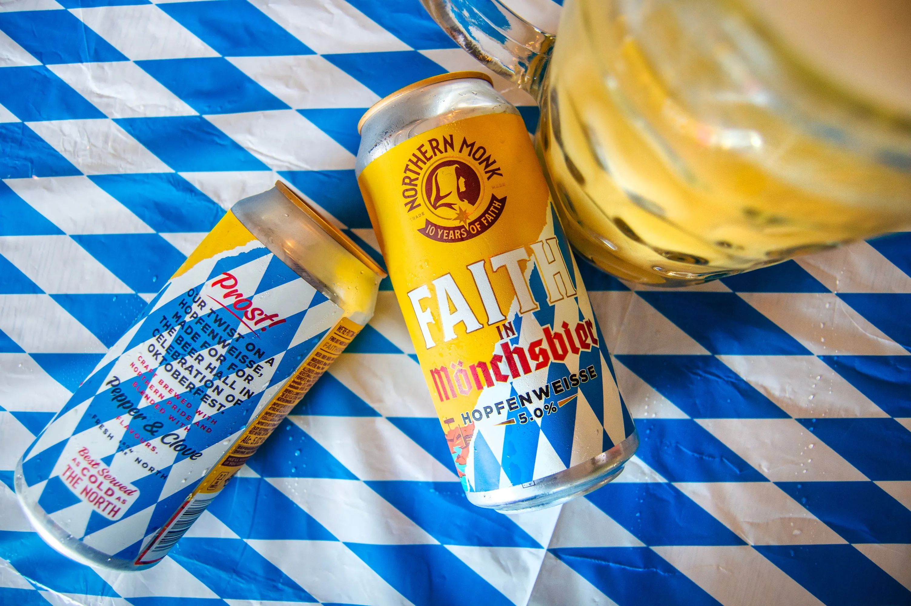 Northern Monk  FAITH IN MÖNCHSBIER // 10 YEARS OF FAITH // HOPFENWEISSE // 5%