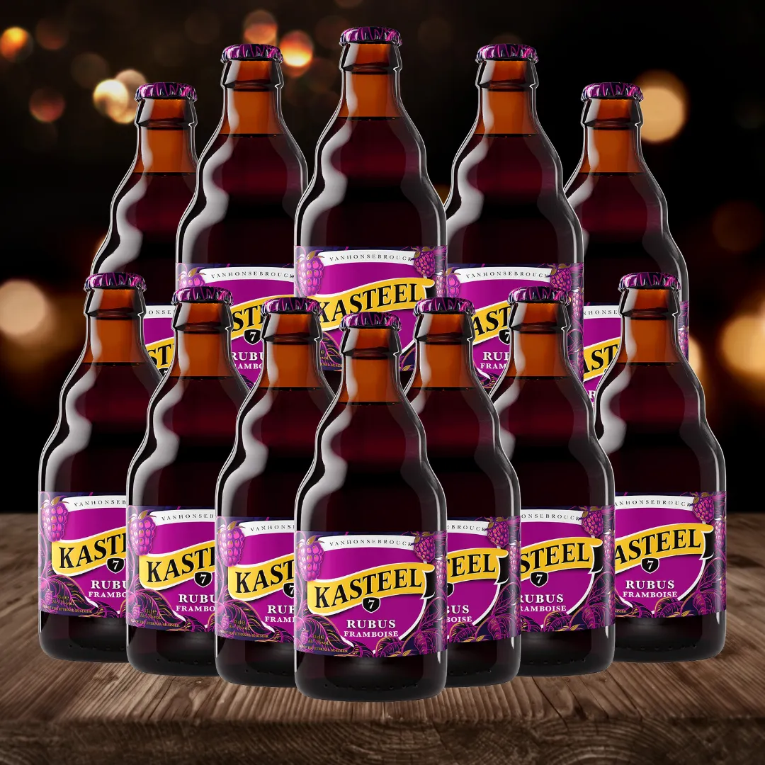 Kasteel Belgian Rubus Framboise 330ml Bottles – 7.0% ABV (12 Pack)