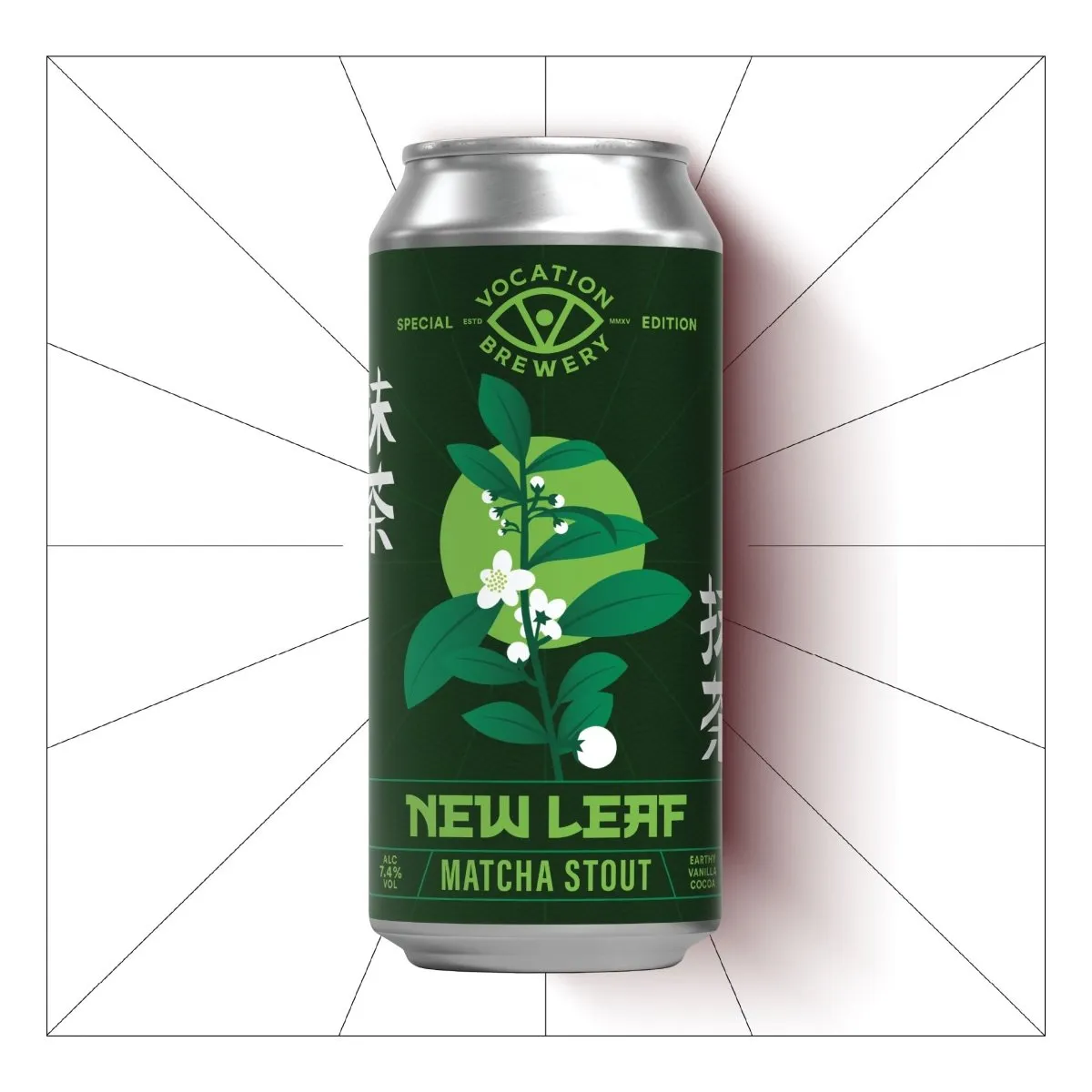 Vocation New Leaf | 7.4% Matcha Stout | 440ml – Single Can