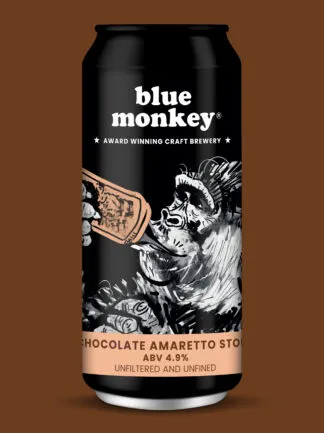 Blue Monkey Chocolate Amaretto Stout 12 Pack