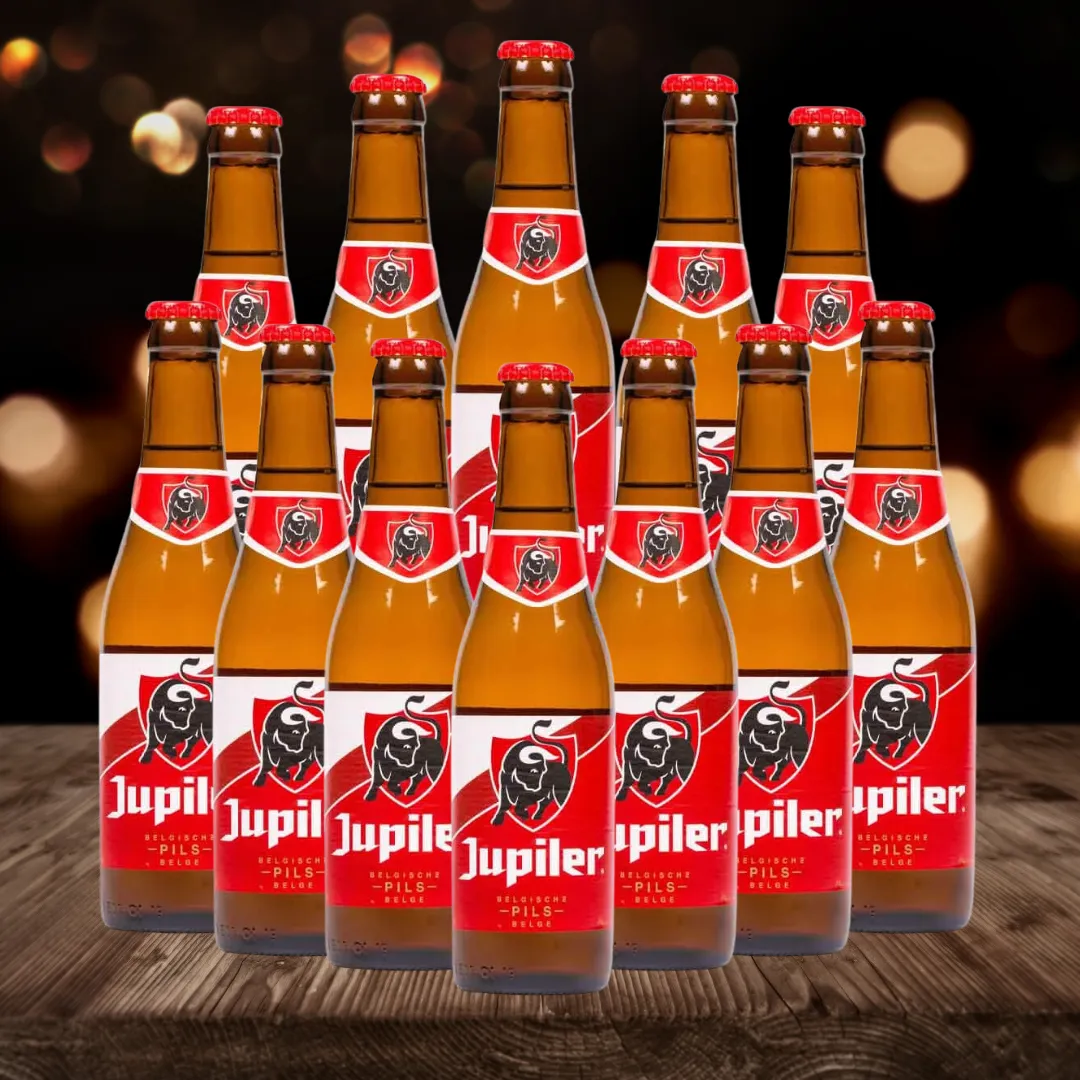 Jupiler Belgian Pils 330ml Bottles 5.2% ABV (12 Pack)