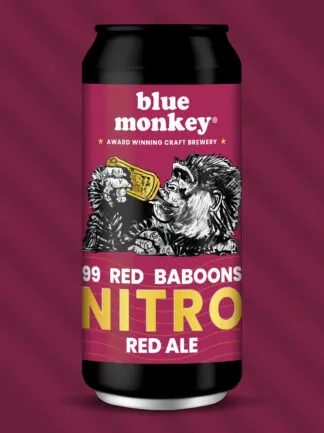 Blue Monkey 99 Red Baboons Nitro Red Ale 12 Pack
